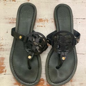 Tory Burch Miller Sandal In Navy